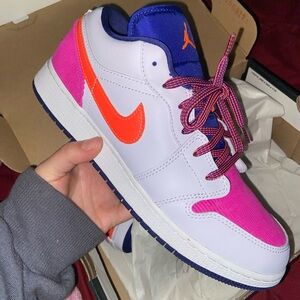 Nike Blue and Purple Sneakers